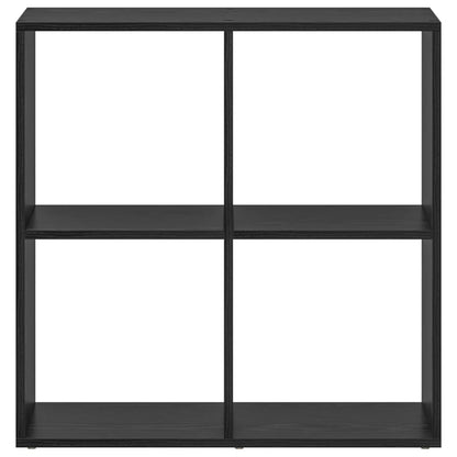 vidaXL Bücherregal Schwarz Eichen-Optik 69,5 x 29 x 69,5 cm
