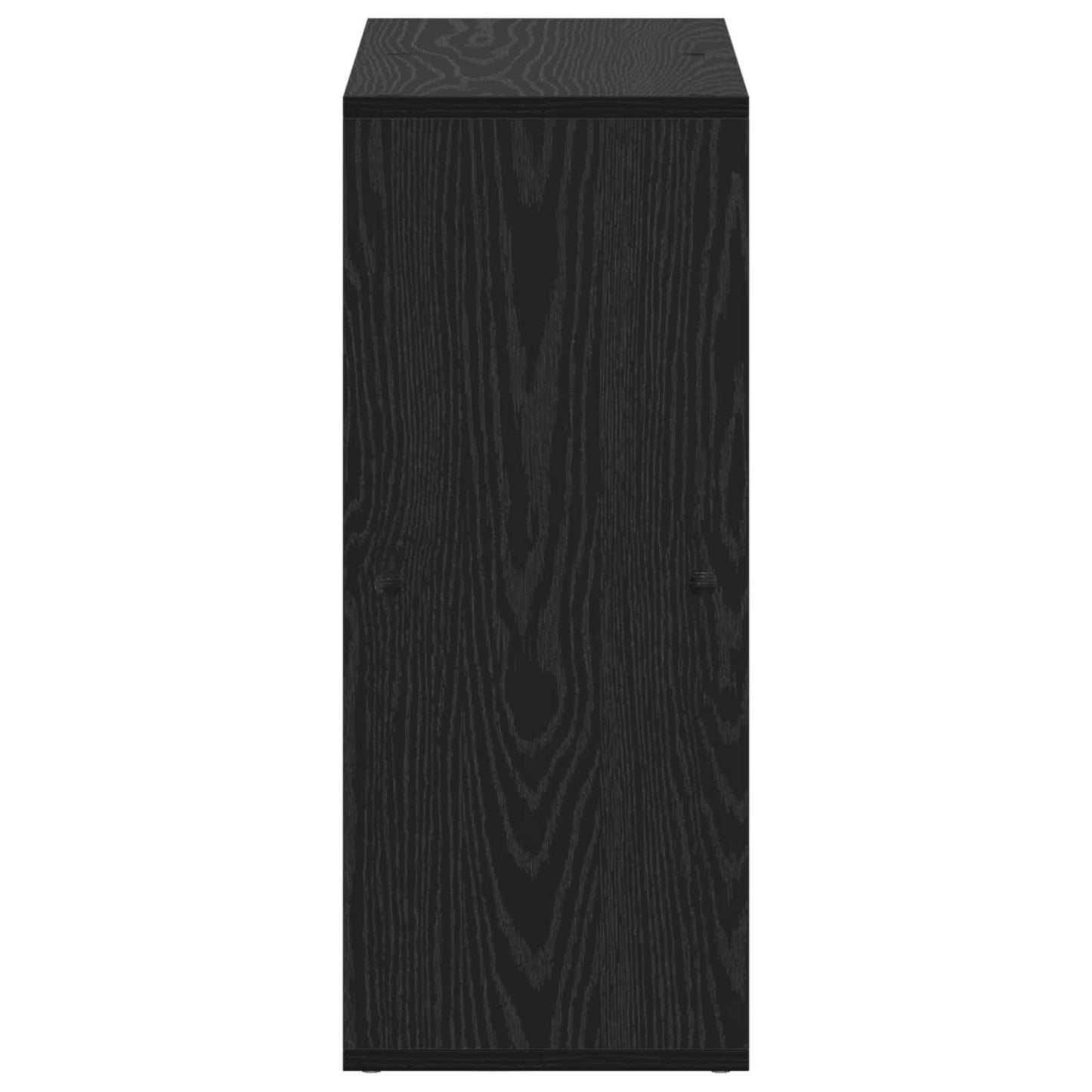 vidaXL Bücherregal Schwarz Eichen-Optik 69,5 x 29 x 69,5 cm