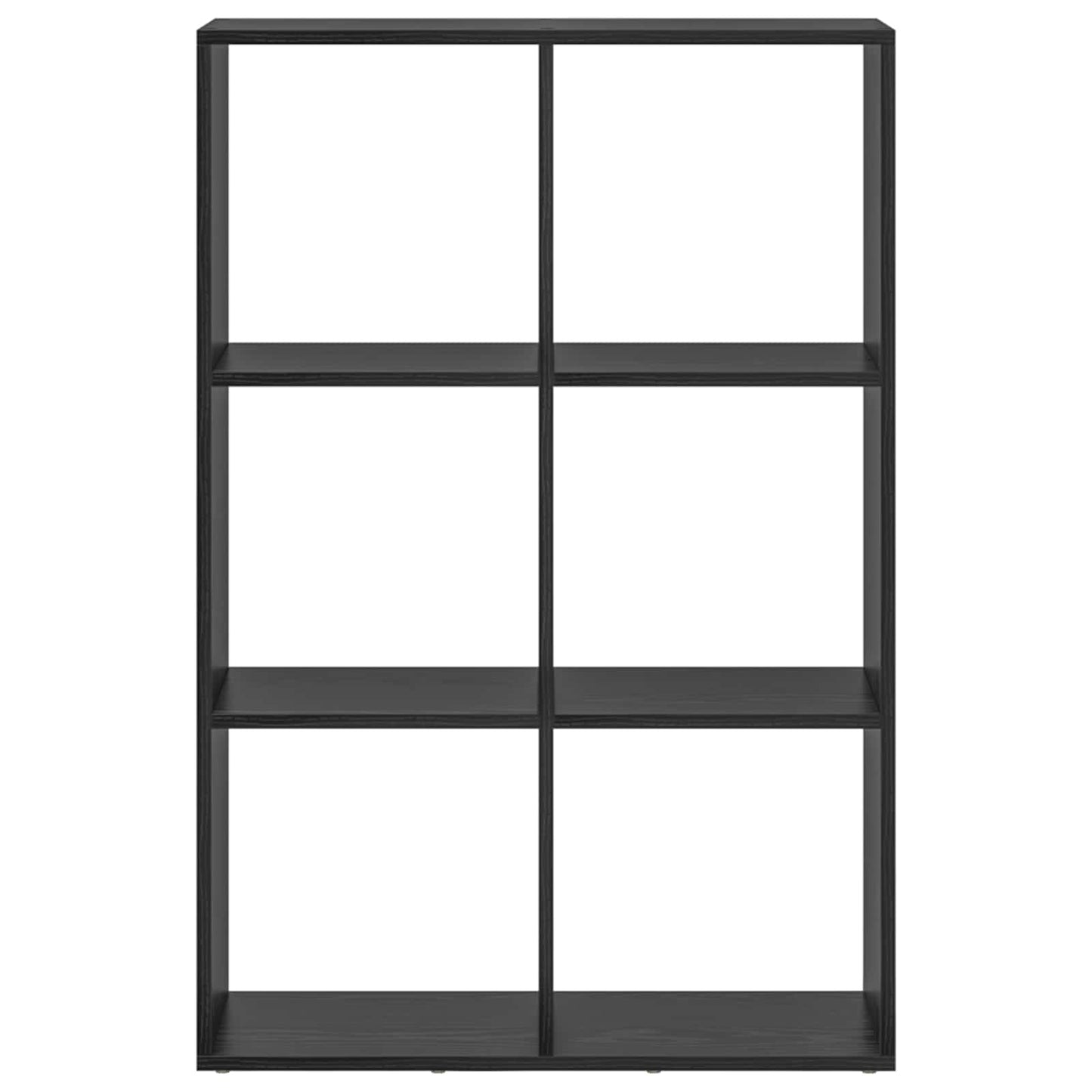 vidaXL Bücherregal Schwarz Eichen-Optik 69,5 x 29 x 103,5 cm