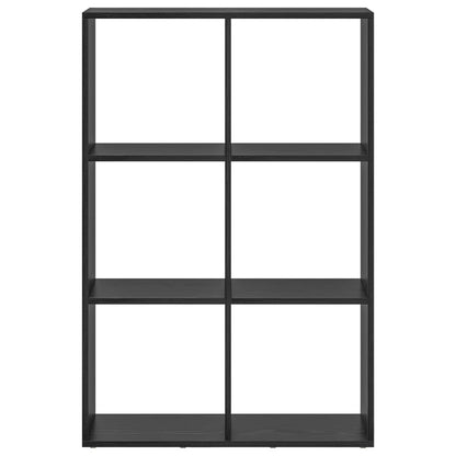 vidaXL Bücherregal Schwarz Eichen-Optik 69,5 x 29 x 103,5 cm