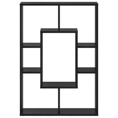 Bücherregal Schwarz Eichen-Optik 63 x 20 x 90 cm Holzwerkstoff