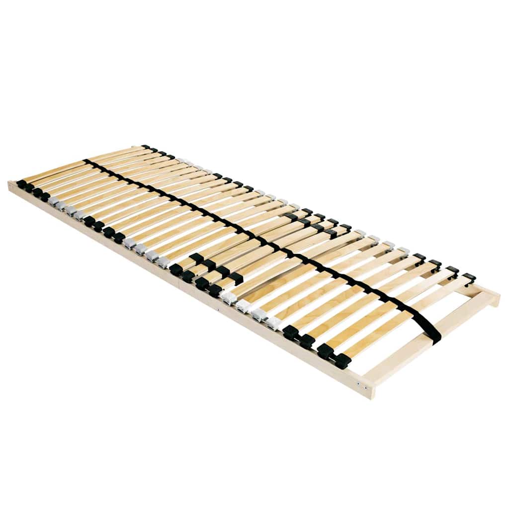 Bett-Lattenrost Braun 100 x 190 cm Massivholz Buche