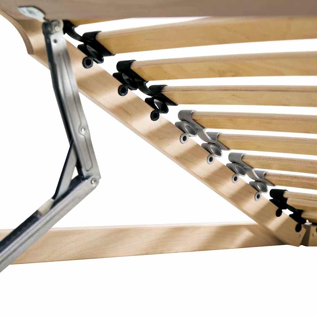 Bett-Lattenrost Braun 90 x 190 cm Massivholz Buche