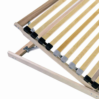 Bett-Lattenrost Braun 120 x 190 cm Massivholz Buche