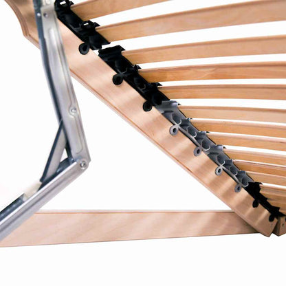 Bett-Lattenrost Braun 100 x 190 cm Massivholz Buche