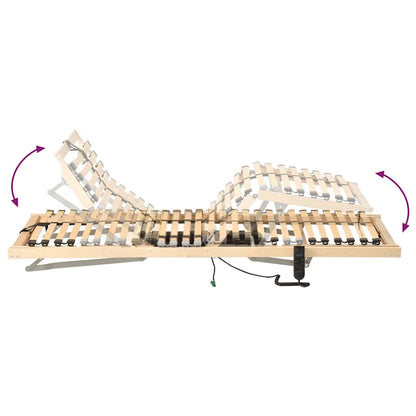 vidaXL Bett-Lattenrost Braun 70 x 190 cm Massivholz Buche