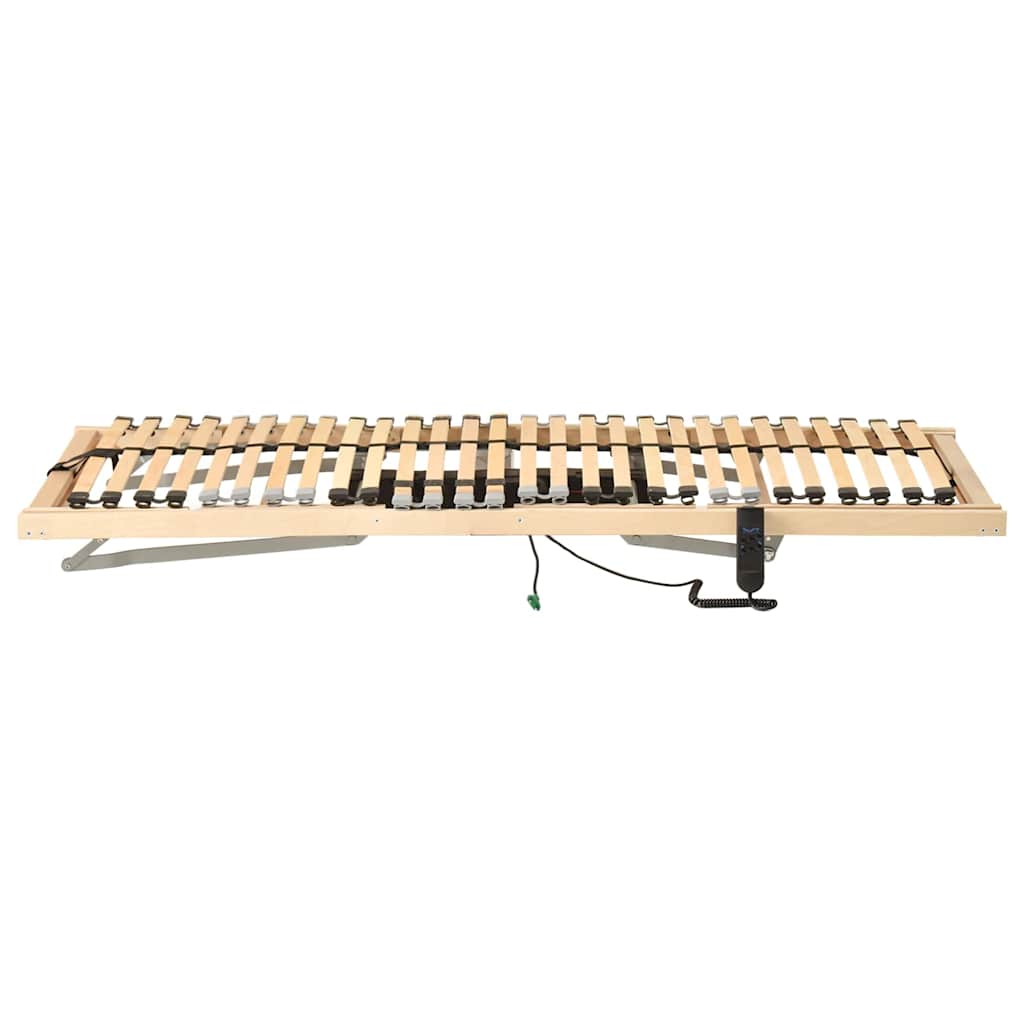 vidaXL Bett-Lattenrost Braun 90 x 190 cm Massivholz Buche