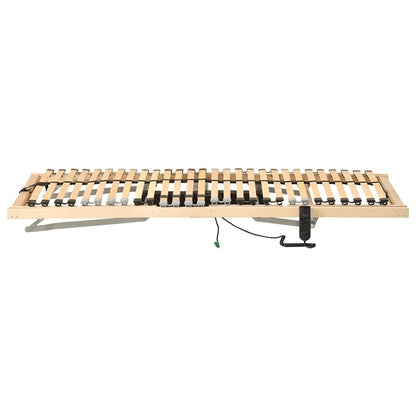 vidaXL Bett-Lattenrost Braun 90 x 190 cm Massivholz Buche
