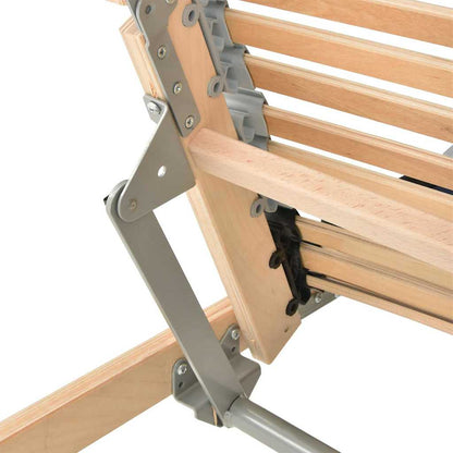 vidaXL Lattenrost Braun 90 x 190 cm Massives Buchenholz
