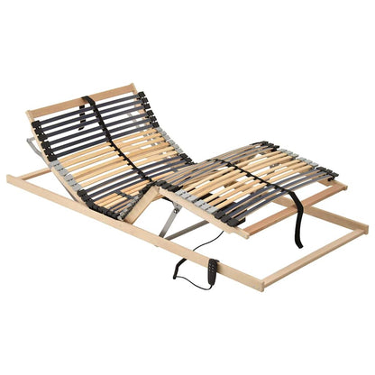 vidaXL Lattenrost Braun 90 x 190 cm Massives Buchenholz
