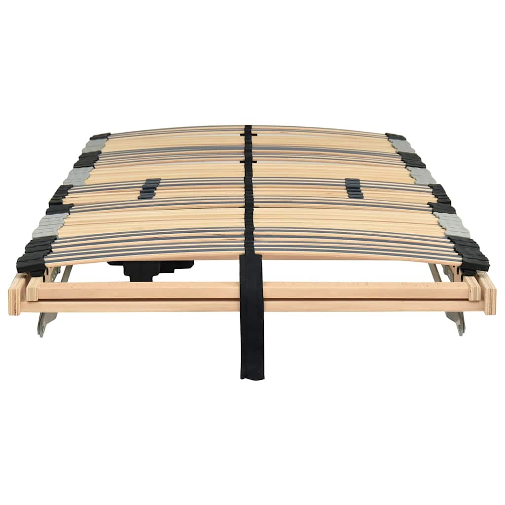 vidaXL Lattenrost Braun 90 x 190 cm Massives Buchenholz