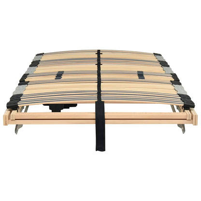 vidaXL Lattenrost Braun 90 x 190 cm Massives Buchenholz