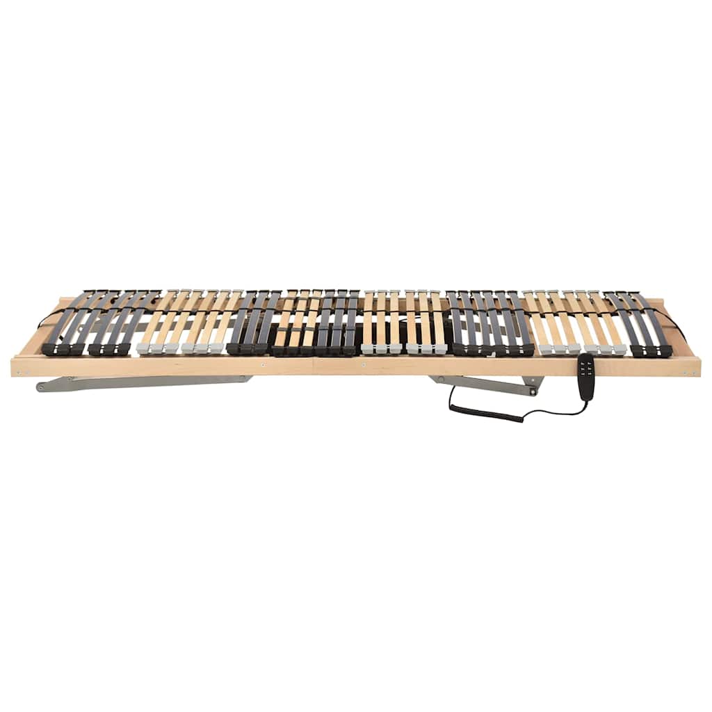 vidaXL Lattenrost Braun 90 x 190 cm Massives Buchenholz