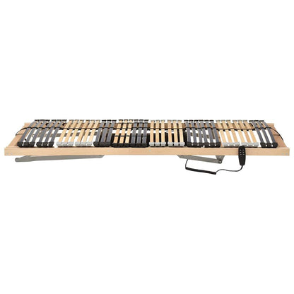 vidaXL Lattenrost Braun 90 x 190 cm Massives Buchenholz