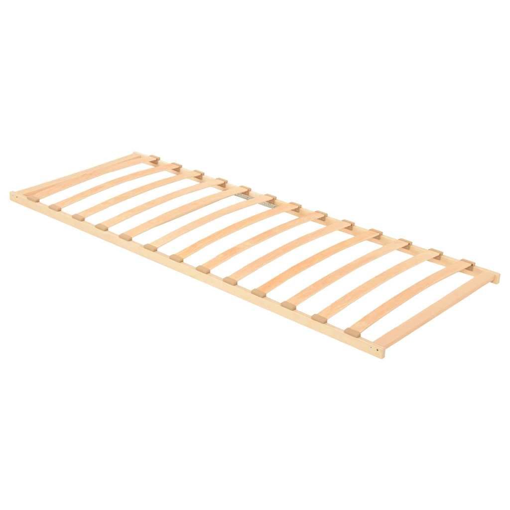 vidaXL Lattenrost Braun 70 x 190 cm Massives Buchenholz