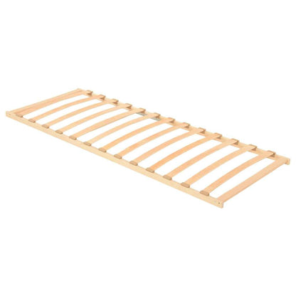 vidaXL Lattenrost Braun 70 x 190 cm Massives Buchenholz