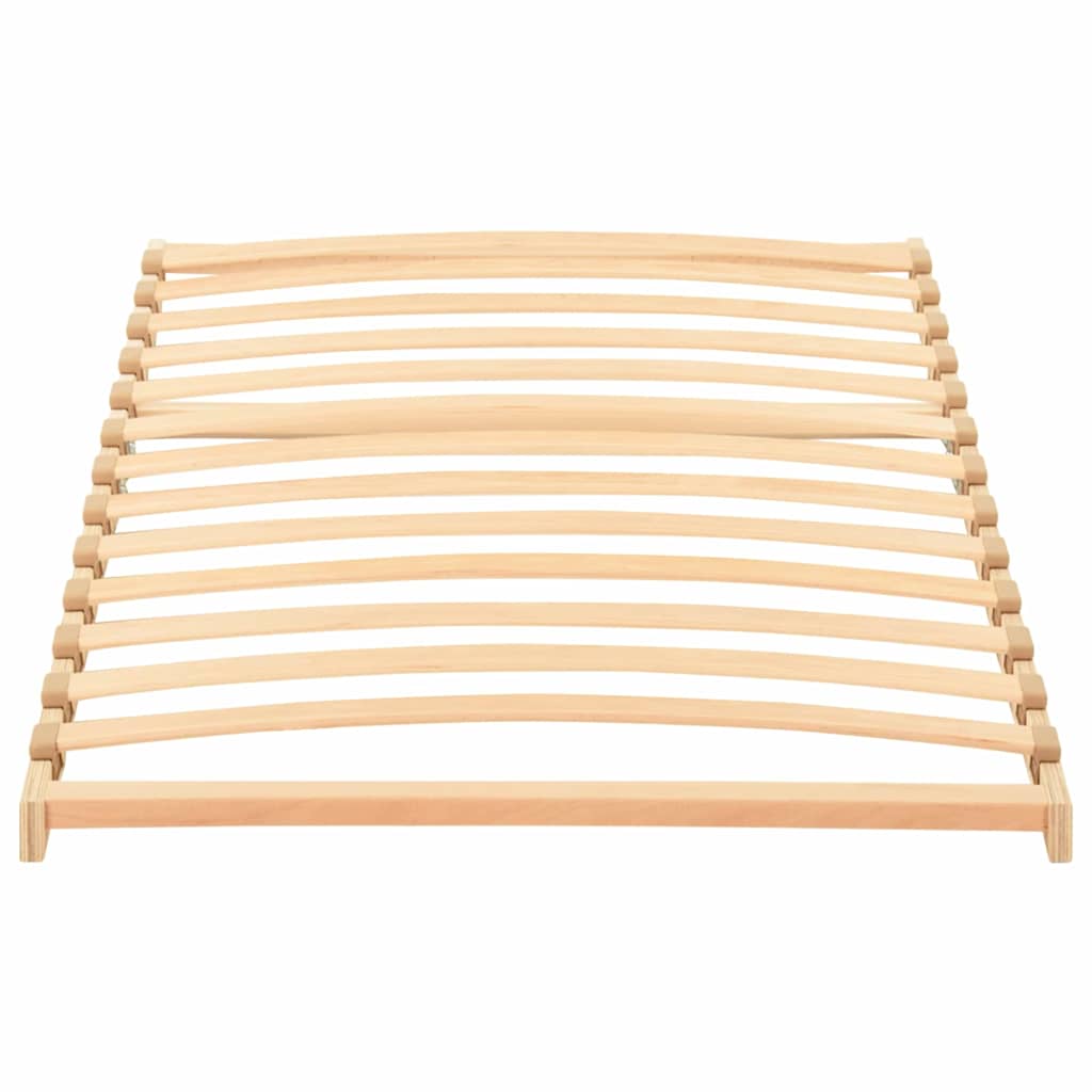 vidaXL Lattenrost Braun 70 x 190 cm Massives Buchenholz