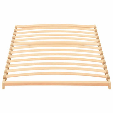 vidaXL Lattenrost Braun 70 x 190 cm Massives Buchenholz