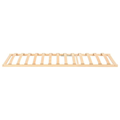 vidaXL Lattenrost Braun 70 x 190 cm Massives Buchenholz