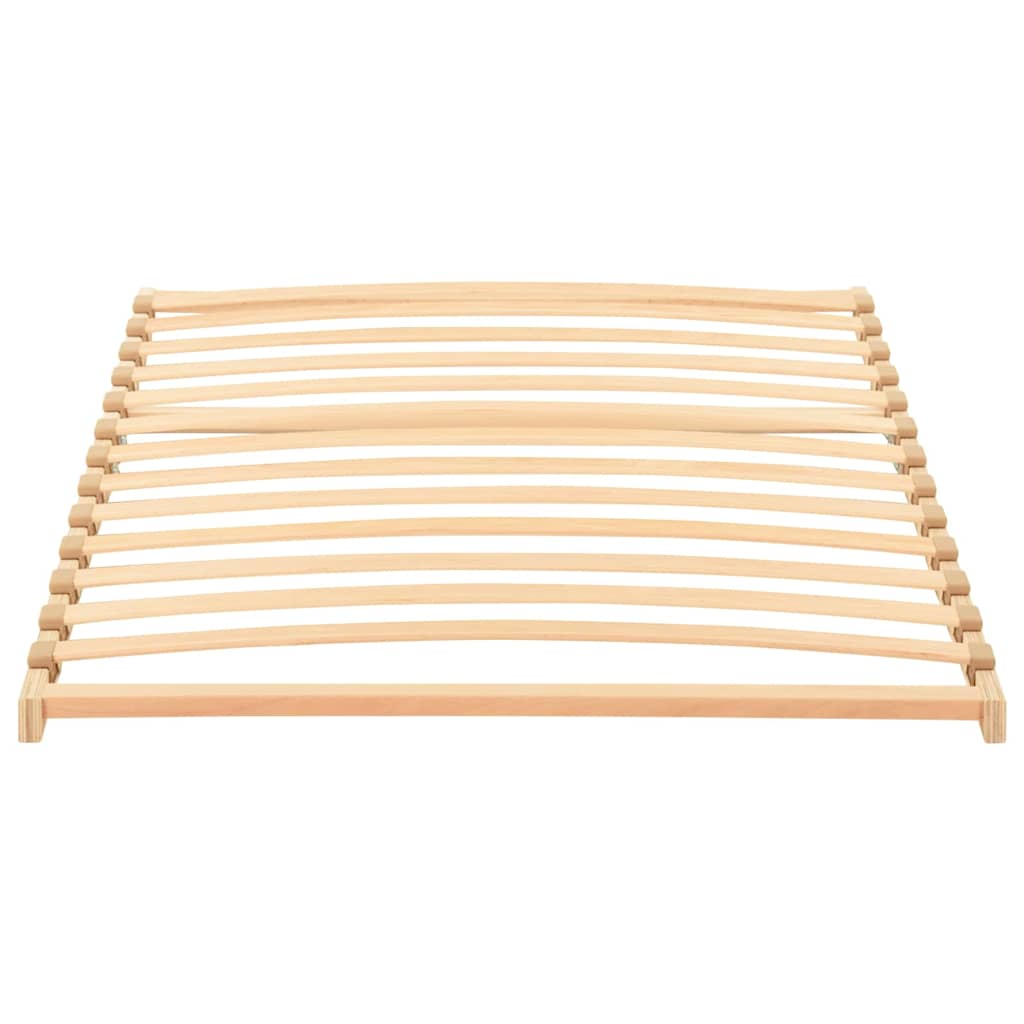vidaXL Lattenrost Braun 90 x 190 cm Massives Buchenholz