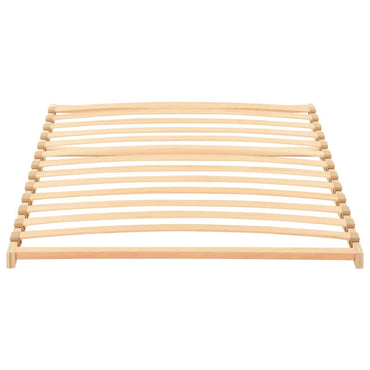 vidaXL Lattenrost Braun 90 x 190 cm Massives Buchenholz