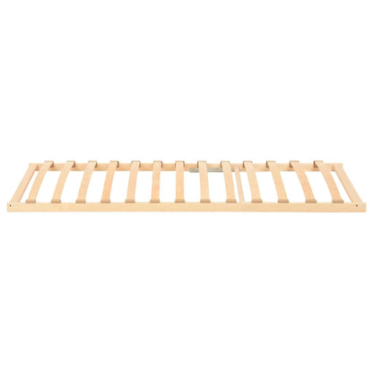 vidaXL Bett-Lattenrost Braun 100 x 190 cm Massivholz Buche
