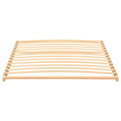vidaXL sommier à lattes marron 120 x 190 cm bois de hêtre massif