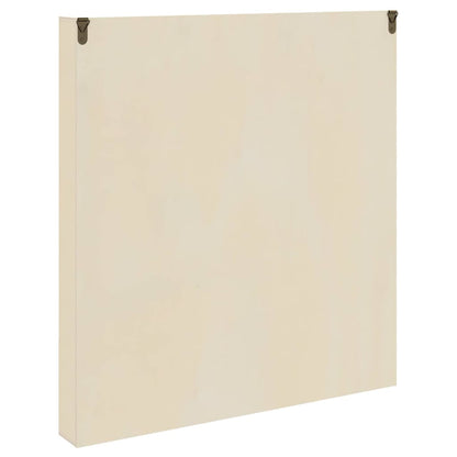 vidaXL Wanddisplay-Case mit Regal Beige 40 x 4,5 x 43 cm Holzwerkstoff