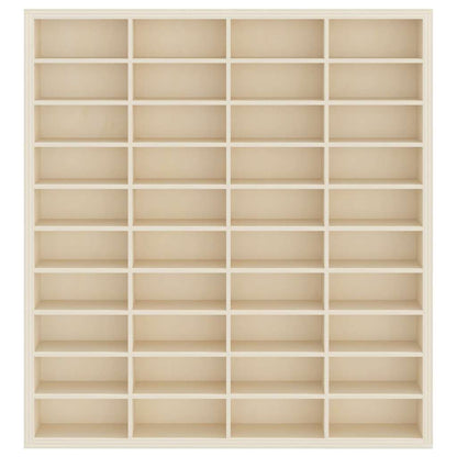 vidaXL Wanddisplay-Case mit Regal Beige 40 x 4,5 x 43 cm Holzwerkstoff
