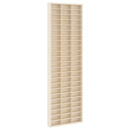 vidaXL Wanddisplay-Case mit Regal Beige 30 x 4,5 x 96 cm Holzwerkstoff
