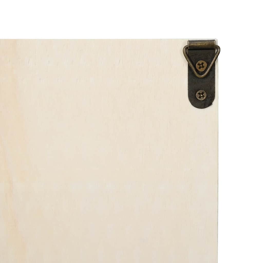 vidaXL Wanddisplay-Case mit Regal Beige 40 x 8,5 x 37 cm Holzwerkstoff