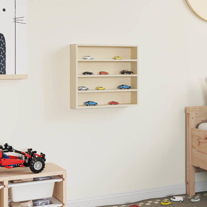 vidaXL Wanddisplay-Case mit Regal Beige 40 x 8,5 x 37 cm Holzwerkstoff