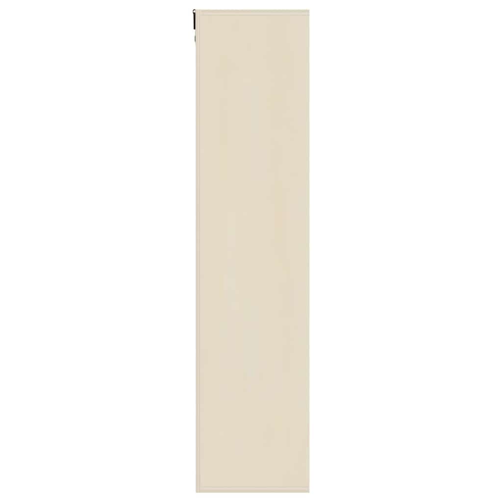 vidaXL Wanddisplay-Case mit Regal Beige 40 x 8,5 x 37 cm Holzwerkstoff