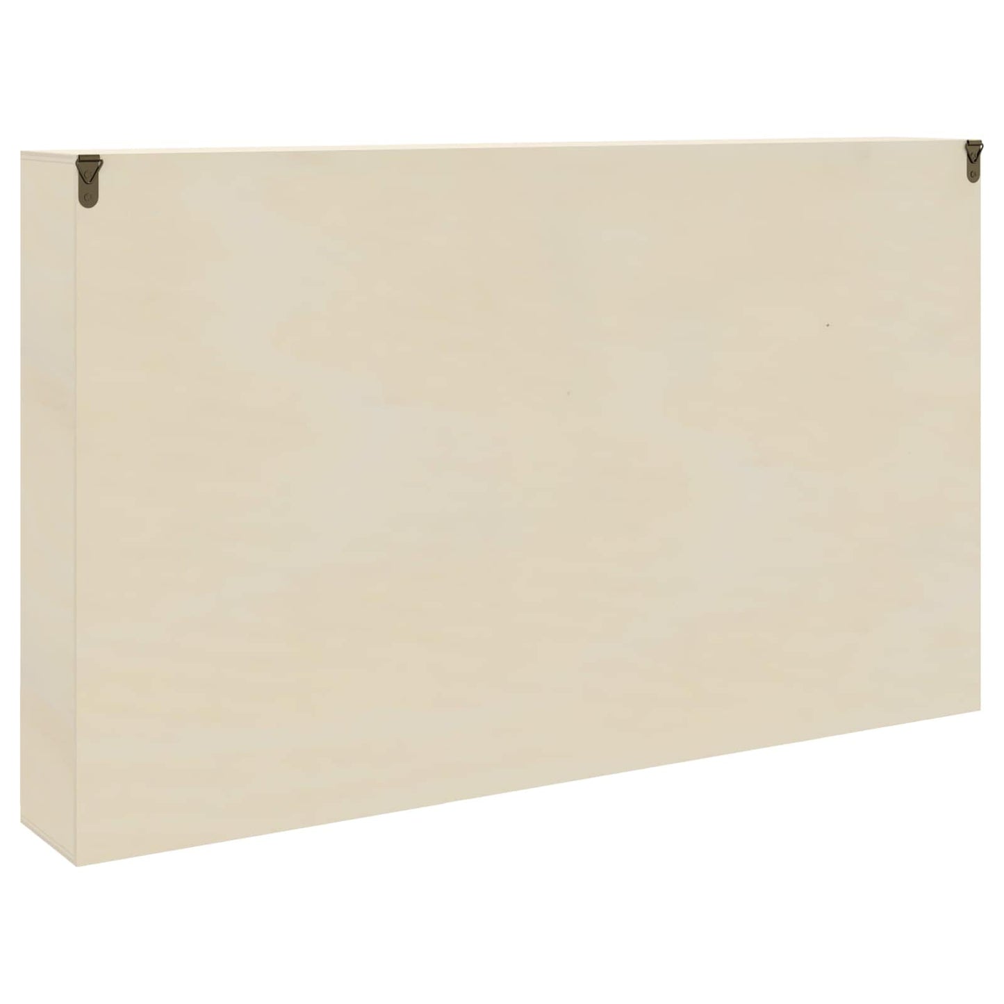 vidaXL Wanddisplay-Case mit Regal Beige 60 x 8,5 x 37 cm Holzwerkstoff