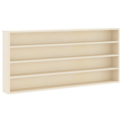 vidaXL Wanddisplay-Case mit Regal Beige 80 x 8,5 x 36 cm Holzwerkstoff