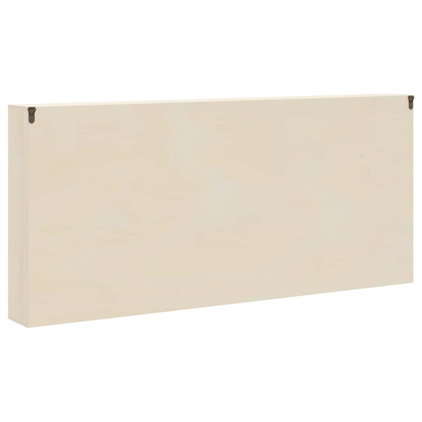 vidaXL Wanddisplay-Case mit Regal Beige 80 x 8,5 x 36 cm Holzwerkstoff
