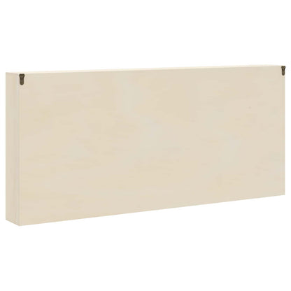 vidaXL Wanddisplay-Case mit Regal Beige 80 x 8,5 x 36 cm Holzwerkstoff