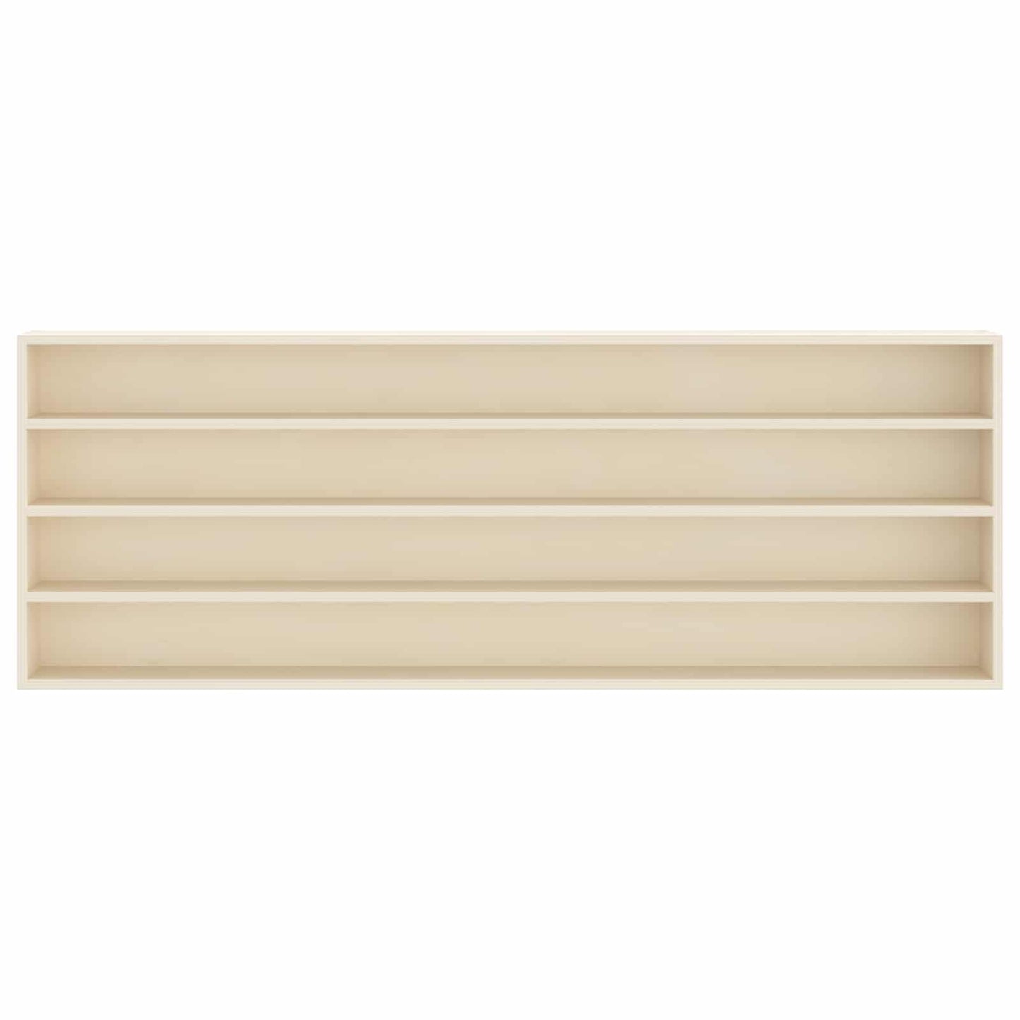 vidaXL Wanddisplay-Case Beige 100 x 8,5 x 36 cm Holzwerkstoff