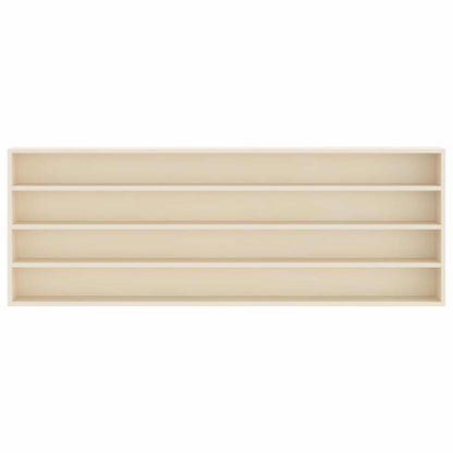 vidaXL Wanddisplay-Case Beige 100 x 8,5 x 36 cm Holzwerkstoff