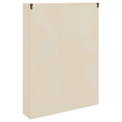 vidaXL Wanddisplay-Case mit Regal Beige 40 x 8,5 x 54 cm Sperrholz