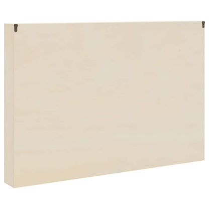 vidaXL Wanddisplay-Case mit Regal Beige 80 x 8,5 x 54 cm Sperrholz