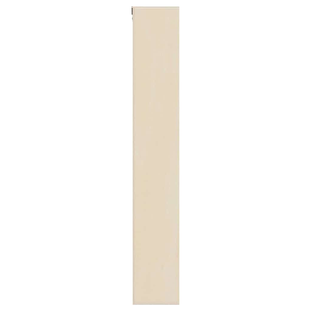 vidaXL Wanddisplay-Case mit Regal Beige 80 x 8,5 x 54 cm Sperrholz