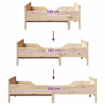 Bettrahmen mit Kopfteil Braun 80 x 200 cm Holzwerkstoff