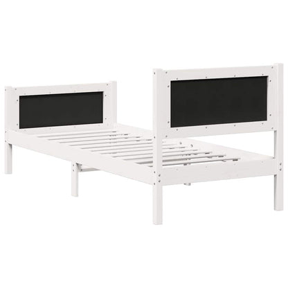 Bettrahmen Hellgrau 80 x 200 cm Massives Kiefernholz