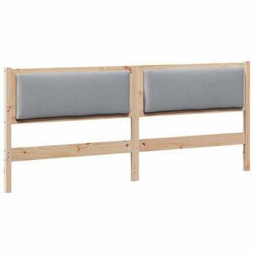 vidaXL Kopfteil Sonstiges Braun 200 cm Massivholz Kiefer