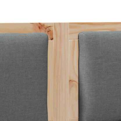 vidaXL Kopfteil Sonstiges Braun 200 cm Massivholz Kiefer