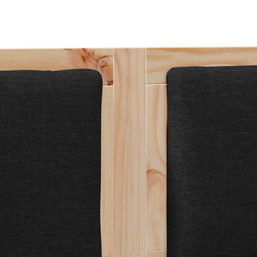 vidaXL Kopfteil Sonstiges Braun 200 cm Massivholz Kiefer