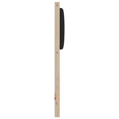 vidaXL Kopfteil Sonstiges Braun 200 cm Massivholz Kiefer
