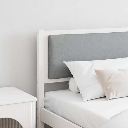 vidaXL Kopfteil Sonstiges Weiß 180 cm Massivholz Kiefer