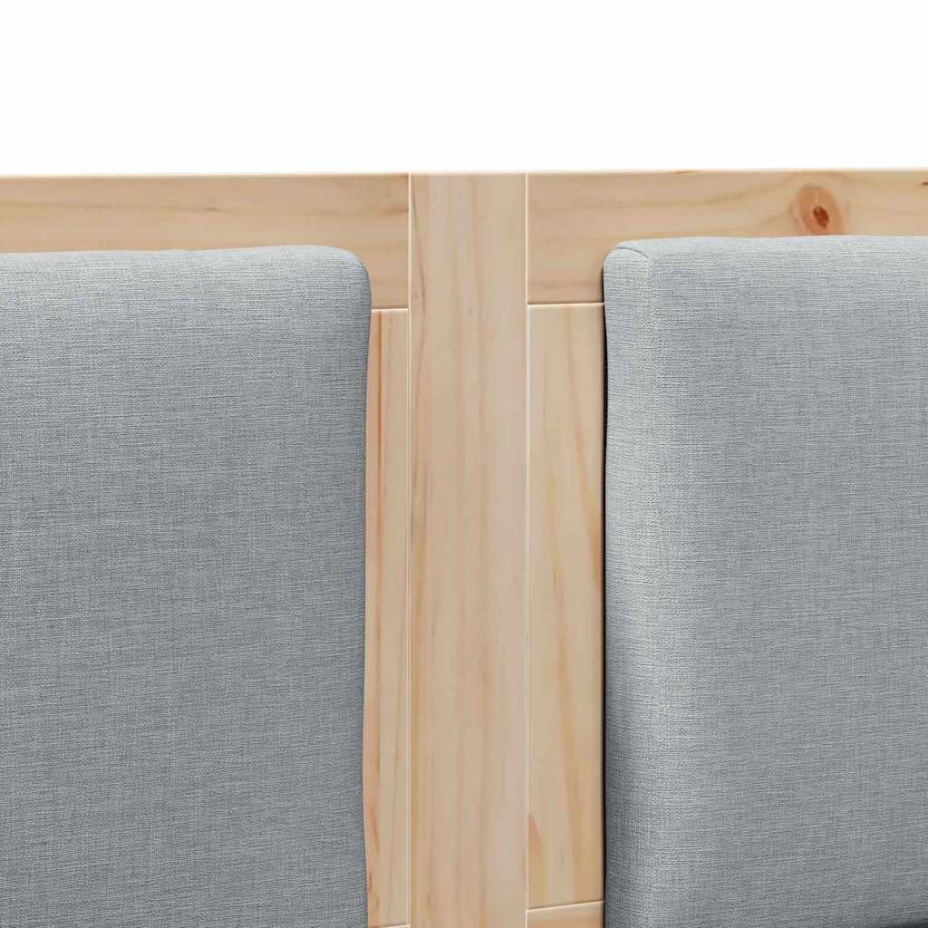 vidaXL Kopfteil Sonstiges Braun 160 cm Massivholz Kiefer